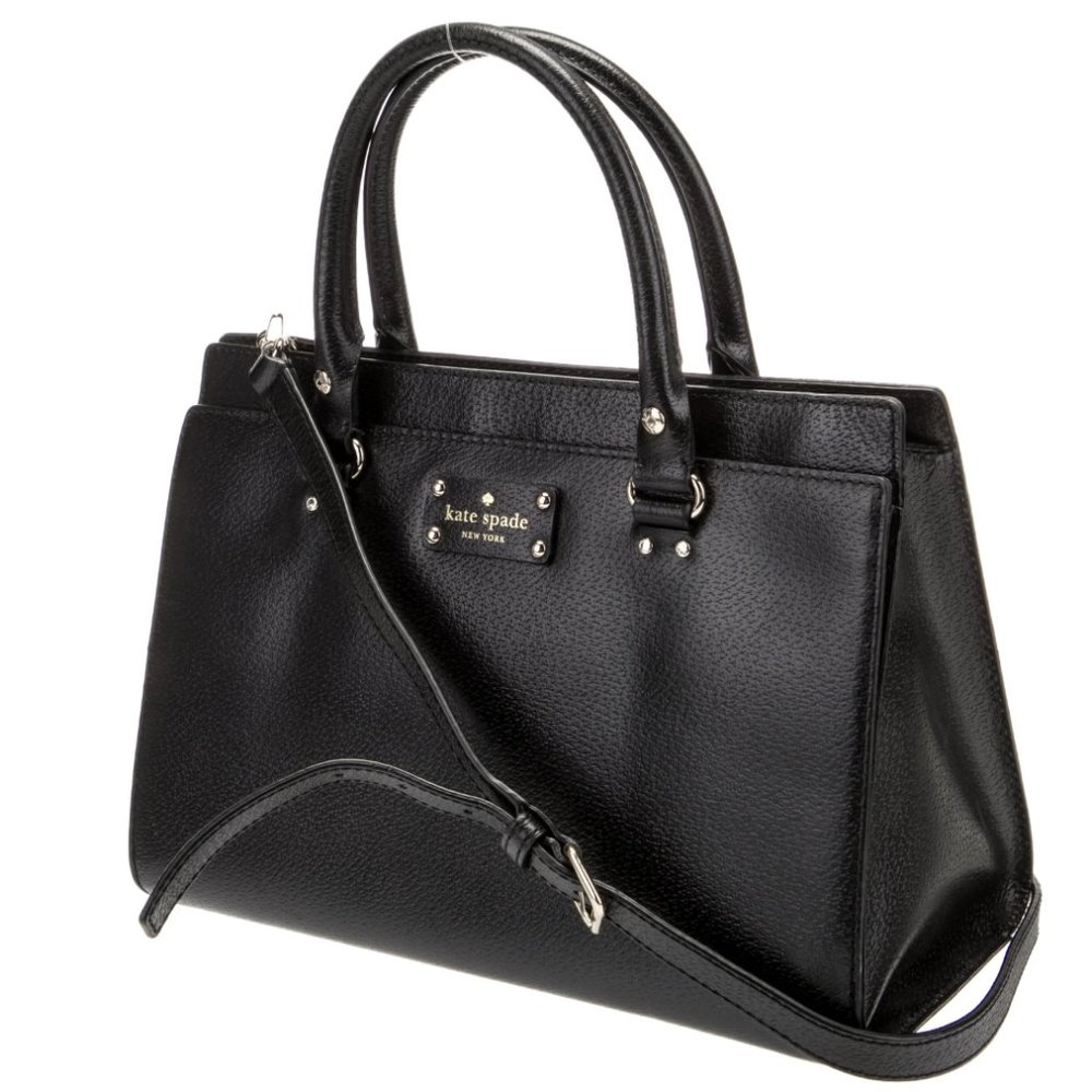 KATE SPADE NEW YORK Casual Leather Tote Bag - Black